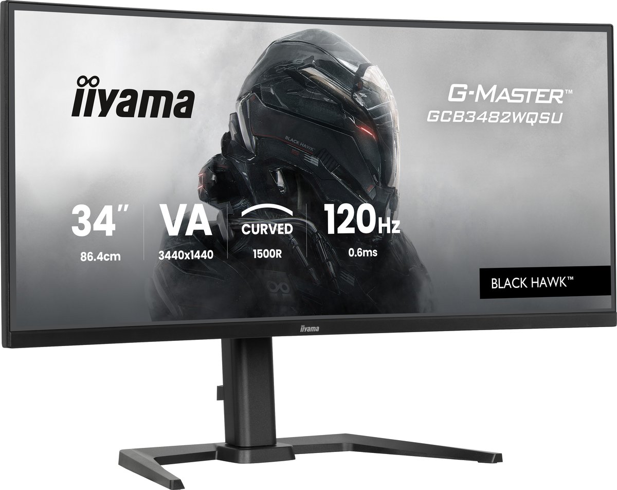iiyama GCB3482WQSU-B1, 86,4 cm (34ʺ), 3440 x 1440 …