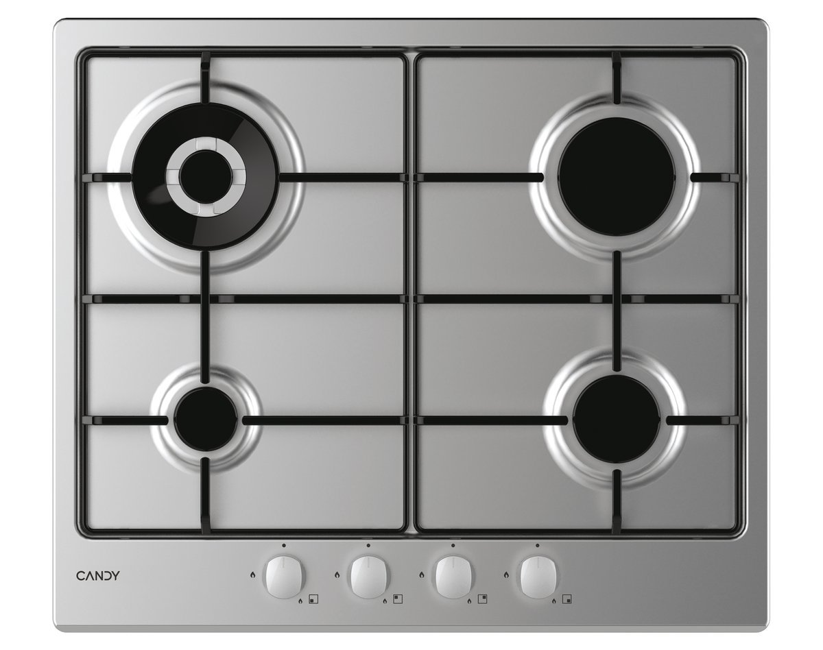 PIANO COTTURA A GAS TIMELESS 60CM - 4 FUOCHI - INOX (CHW6BR4WX)