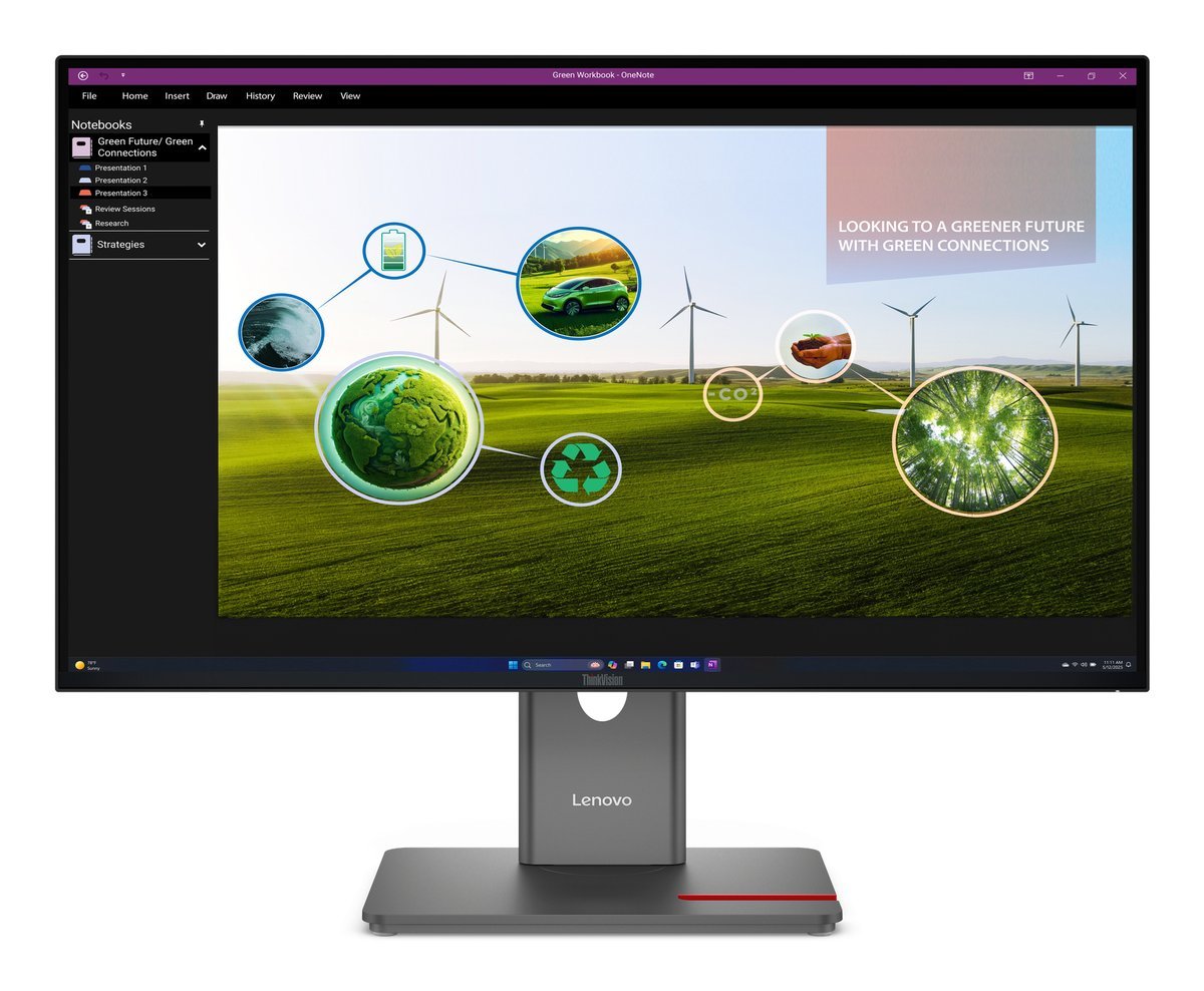 Lenovo ThinkVision P27Q-40 Monitor PC 68,6 cm (27") 2560 x 1440 Pixel Quad HD LED Nero