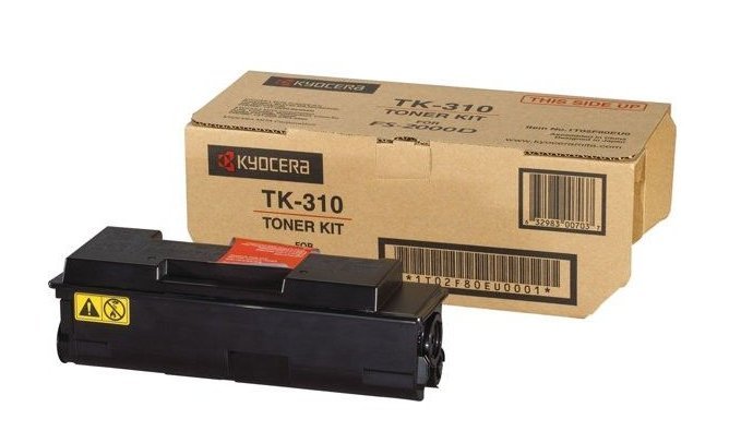 TK310 - TONER KIT TK-310 FS-3900DN(12K)SING TONER KIT TK-310 PER FS-3900DN / FS-4000DN / FS-2000D / FS-2000DN (12.000 PAGINE IN FORMATO A4 CON COPERTURA NERO DEL 5 PER 100) - 1T02F80EU0