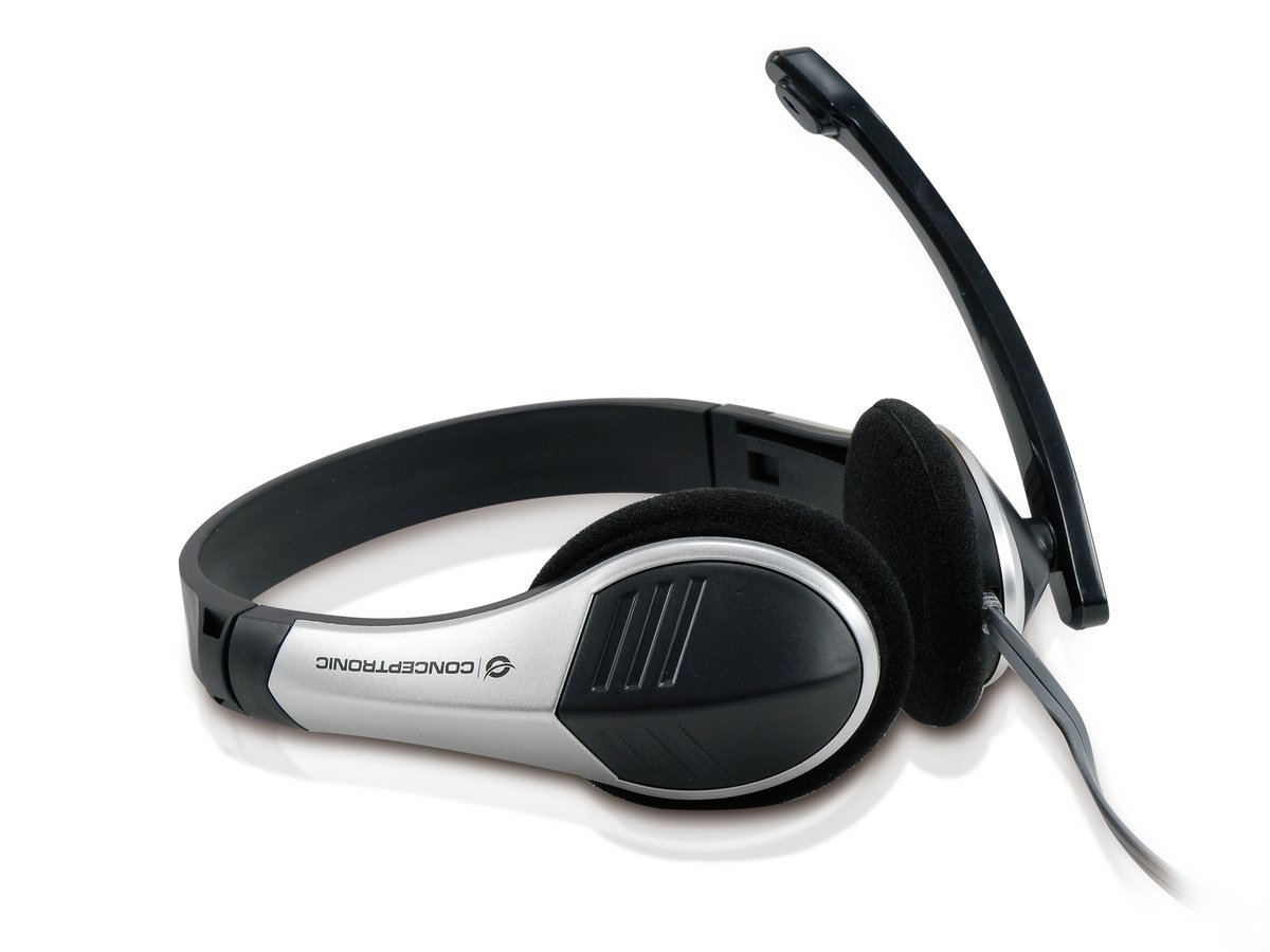 Conceptronic Chatstar CCHATSTAR2 - Cuffie con microfono - over ear - cablato