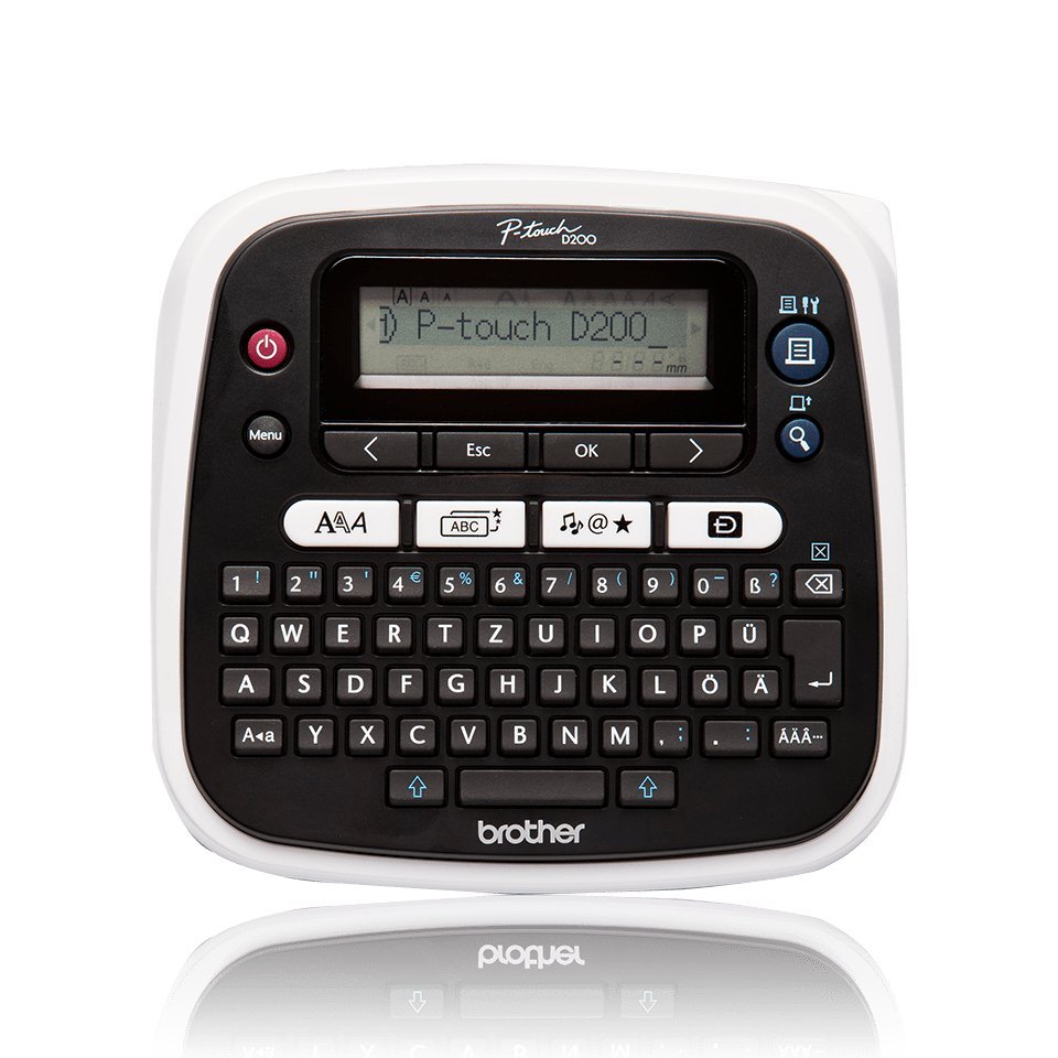 Brother PT-D200BWVP stampante per etichette (CD) Trasferimento termico 180 x 180 DPI 20 mm/s TZe