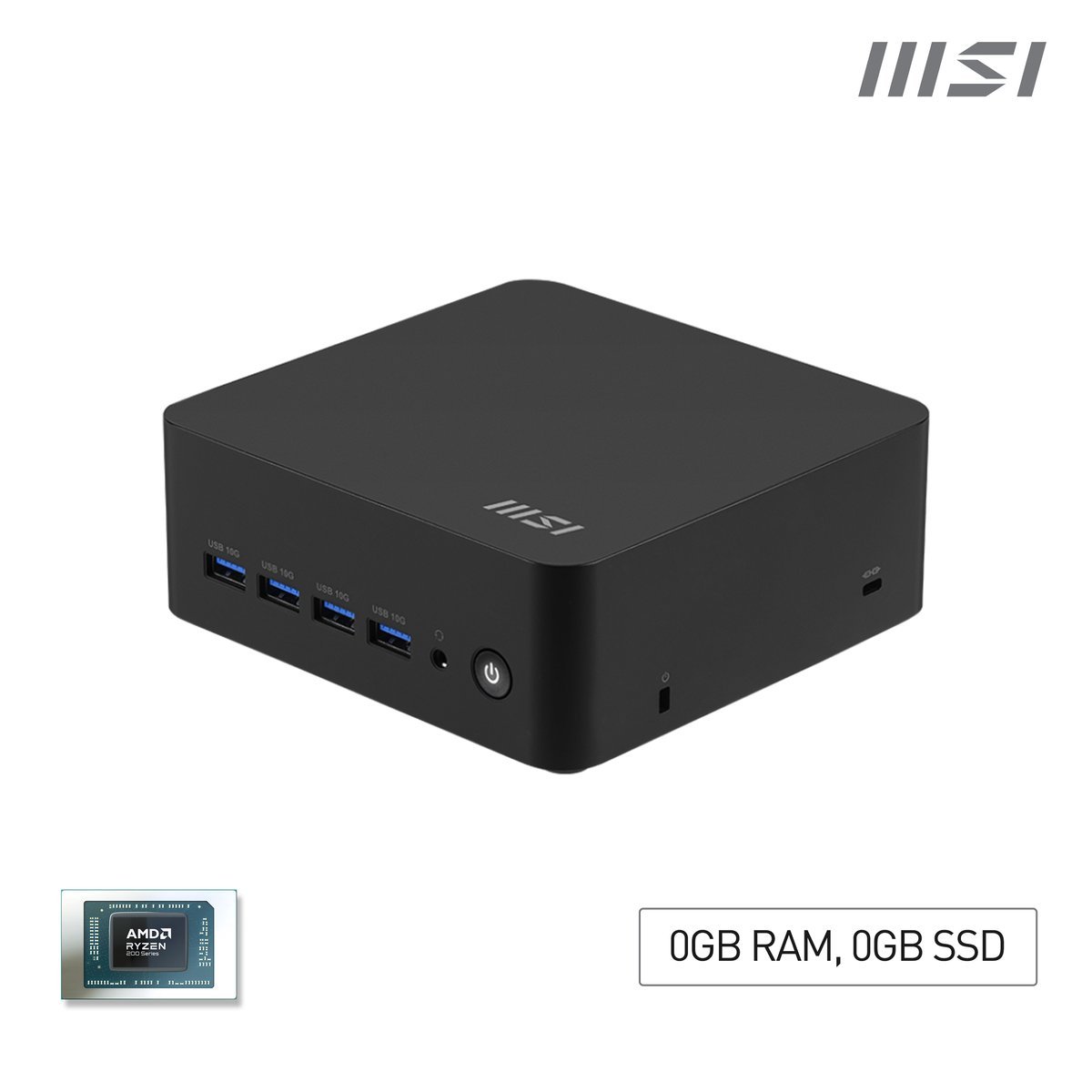 PC MSI CUBI 5 AMD R5 BB NO HDD/RAM R5-8645HS WIFI H/D VESA