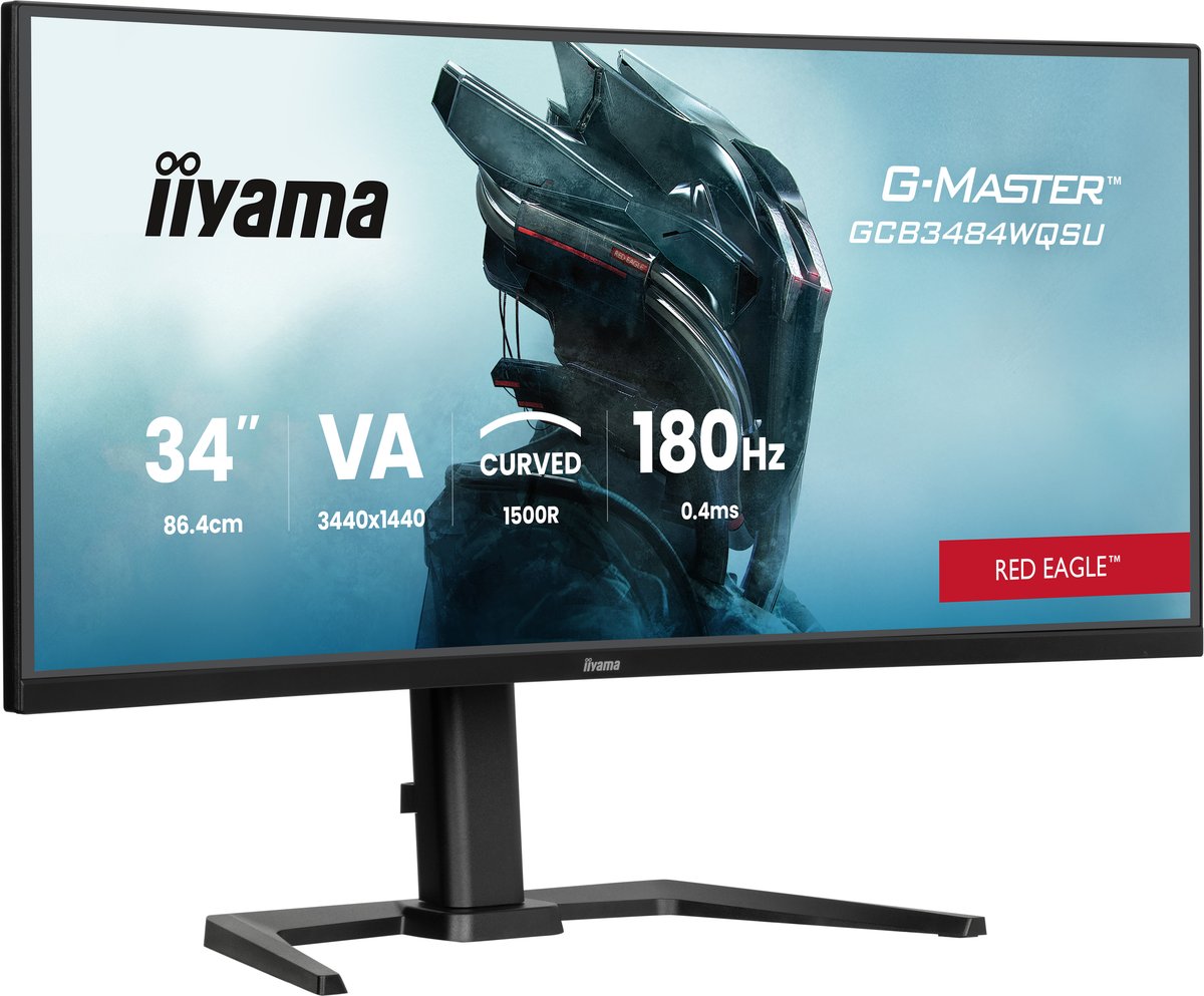 iiyama G-MASTER GCB3484WQSU-B1, 86,4 cm (34ʺ), 3440 x …
