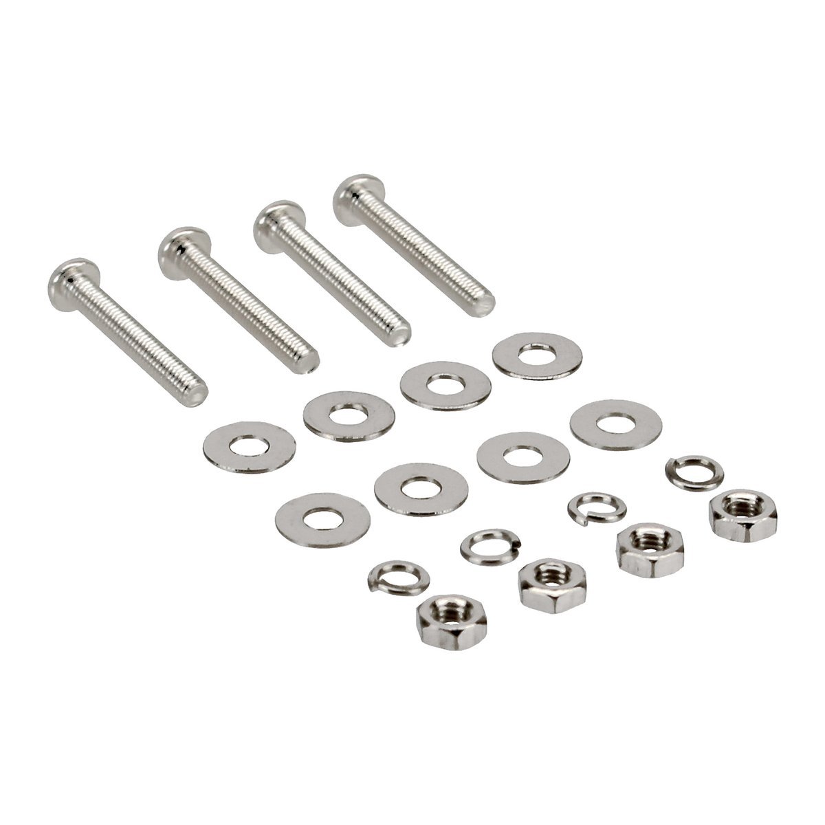 InLine Viti Ventole M3x20mm, con rondelle, dadi, distanziali, 4pcs