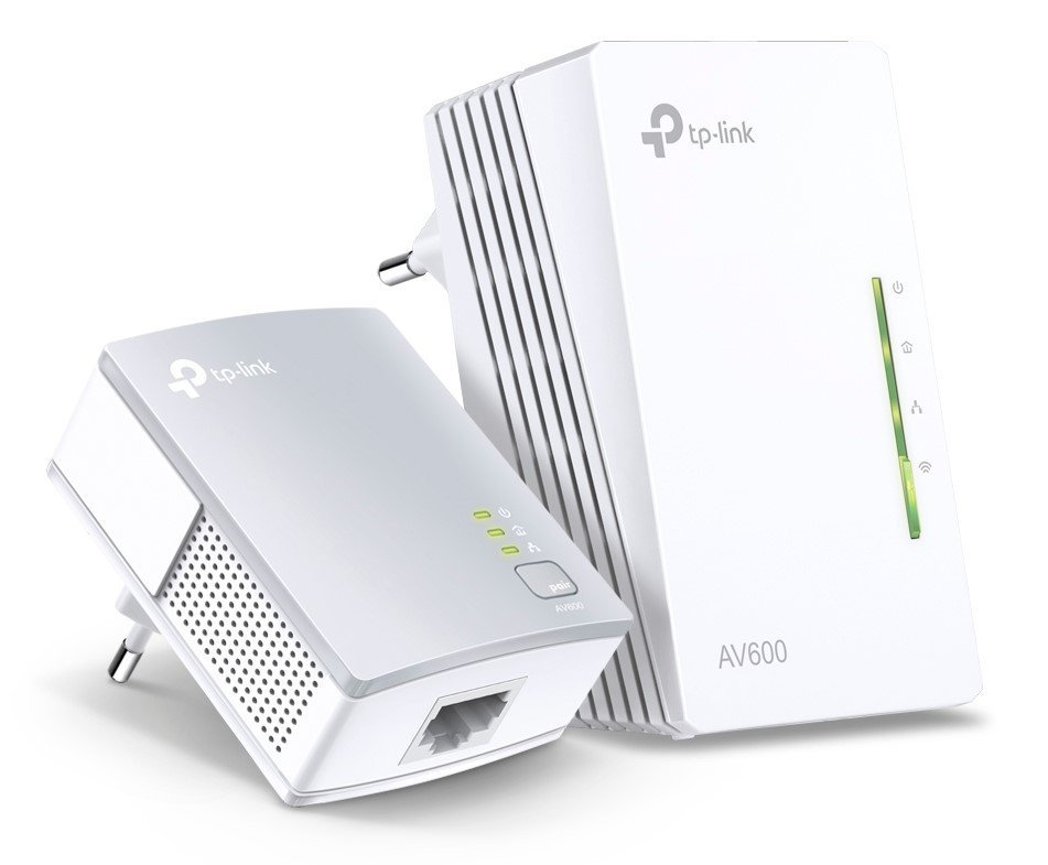 TP-LINK AV600 POWERLINE KIT WI-FI 300 MBPS TL-PA4010+TL-WPA4220 BIANCO