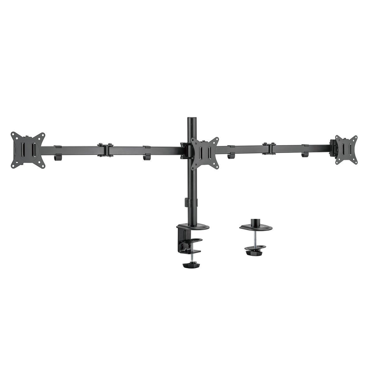 Ewent EW1513 supporto da tavolo per Tv a schermo piatto 68,6 cm (27\) Morsa/Bullone di ancoraggio Nero"