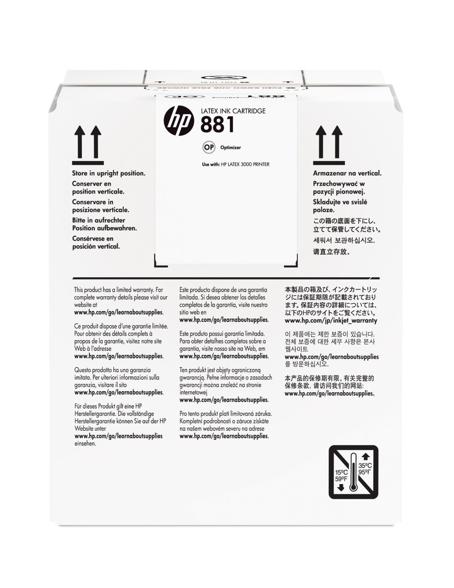 HP INC HP 881 5-LTR LATEX OPTIMIZER CARTR.