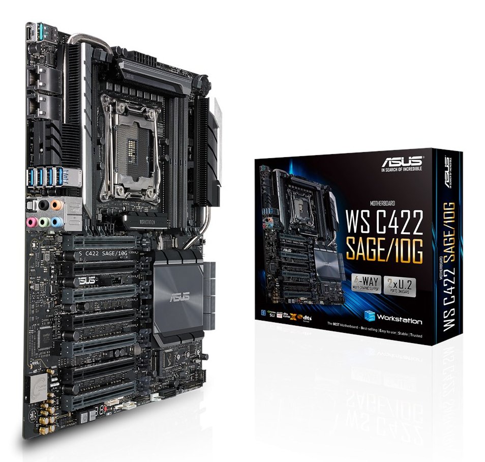ASUS WS C422 SAGE/10G - Scheda madre - …
