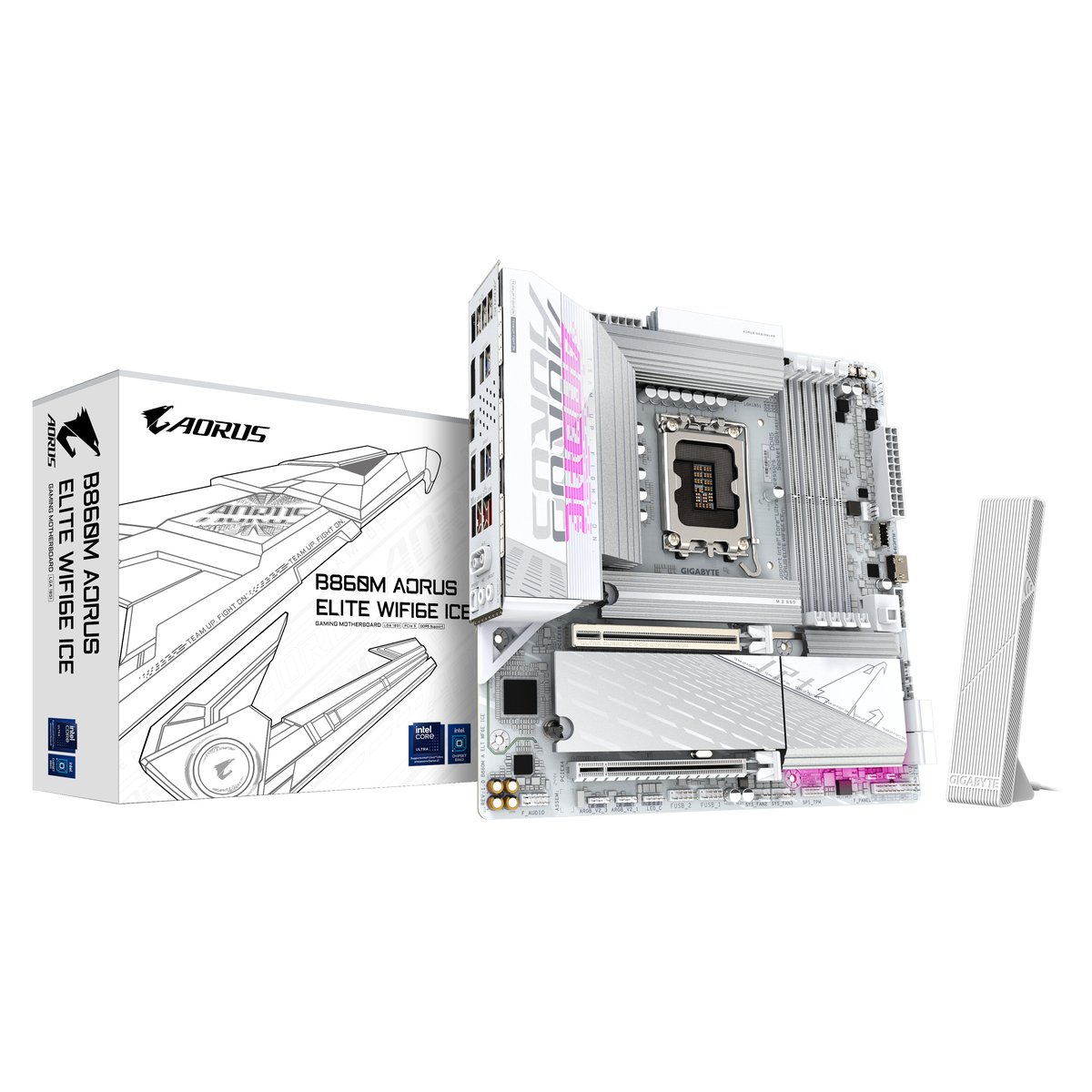 GIGABYTE B860M AORUS ELITE WF6E ICE Scheda madre …
