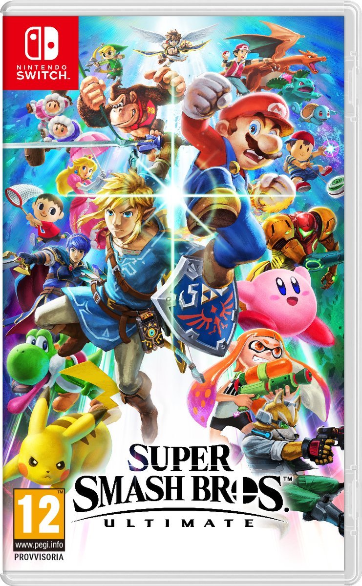 Switch Super Smash Bros Ultimate - <ul> <li>Il pi&ugrave; grande crossover della storia dei videogiochi. Tutti i personaggi dei titoli precedenti si uniscono alla lotta, per un totale di 66 personaggi giocabili</li> <li>Il picchiaduro perfetto per tutti. Un titolo ideale sia per i giocatori competitivi sia per chi vuole divertirsi con gli amici</li> <li>Tantissimi scenari in cui lottare. Tornano gli scenari classici della saga in versione potenziata, insieme a tante arene</li> <li>Il