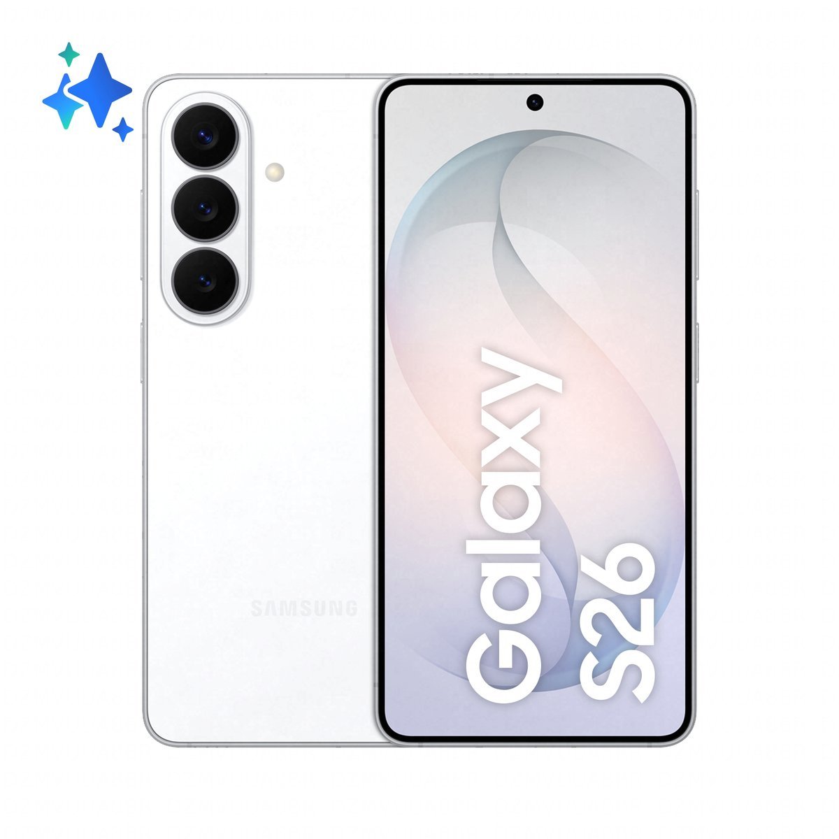 Samsung Galaxy S26 16 cm (6.3") Doppia SIM Android 16.0 5G USB tipo-C 12 GB 256 GB 4300 mAh Bianco