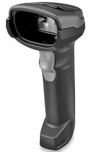 Zebra DS2208-SR BLACK WITH STAND COILED USB KIT: DS2208-SR00007ZZWW SCANNER, CBA-U32-C09ZAR SHIELDED COILED USB 9' CABLE, 20-71043-04R STAND
