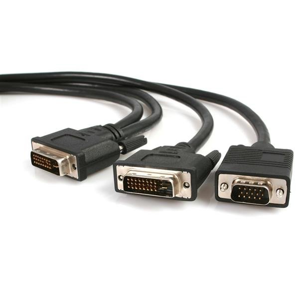 StarTech.com Cavo splitter video DVI-I maschio a DVI-D …