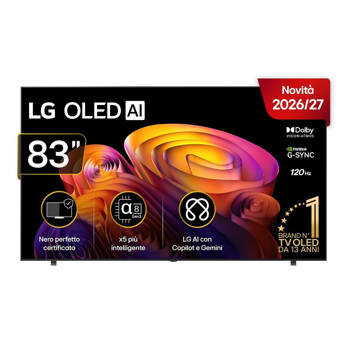 LG OLED AI 83ʼʼ Serie B6E OLED83B6ELB, 4K, …
