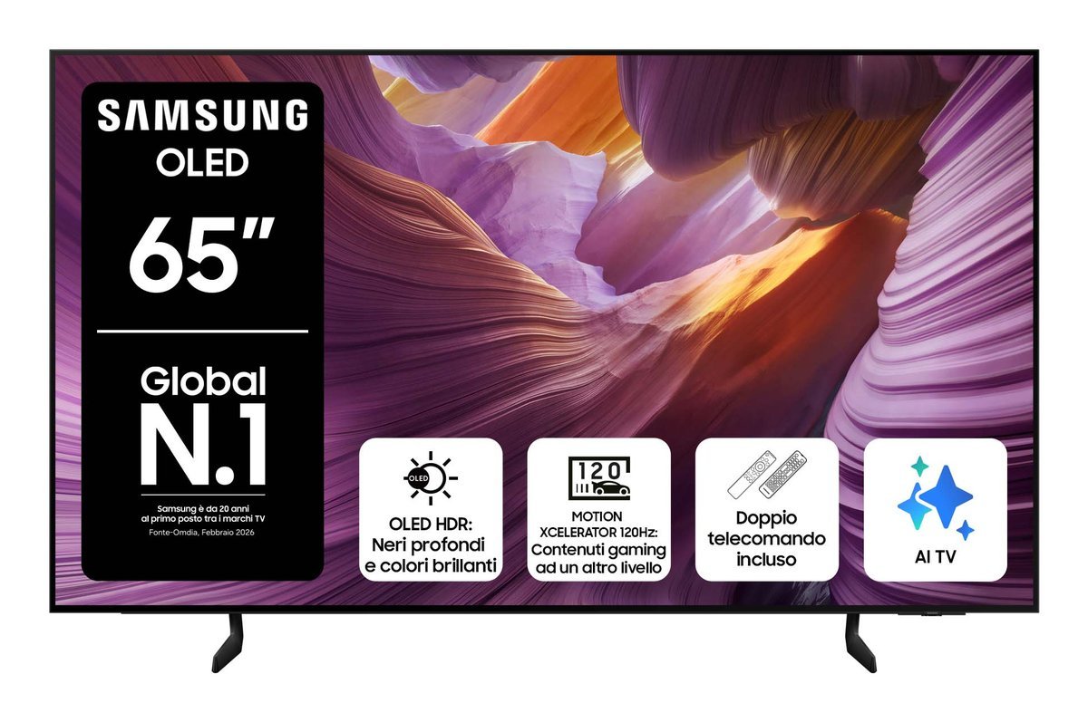 Samsung Smart TV 65ʺ QE65S85FAEXZT OLED 4K 2025, …