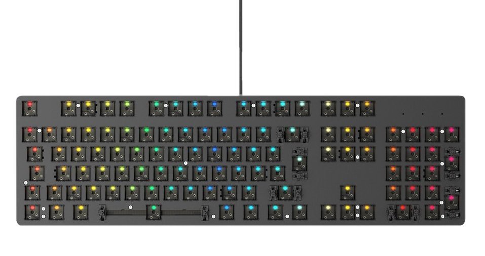 Glorious PC Gaming Race GMMK Full Size Keyboard - Barebone, ISO Layout
