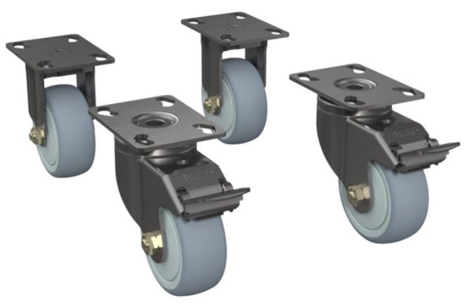 Zebra Wheels for Rack
