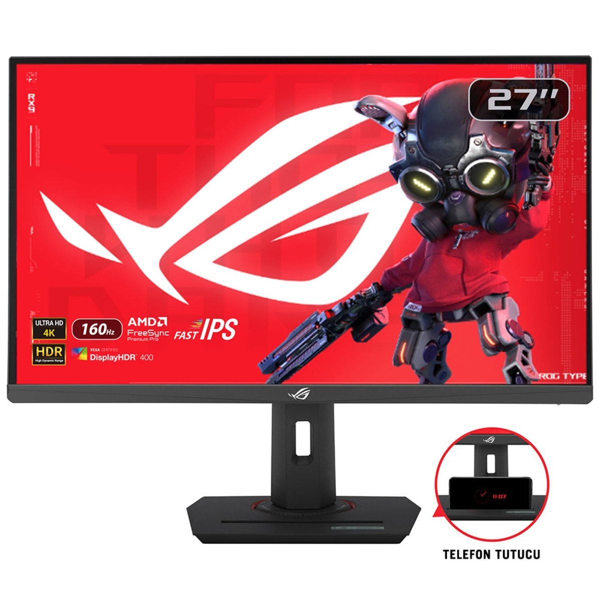 Asus ROG Strix XG27UCS, 27", UHD, 160Hz, Fast-IPS, NVIDIA G-SYNC Compatibile