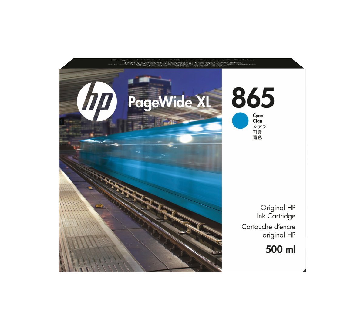 HP INC HP 865 PAGEWIDE XL CIANO 500 ML
