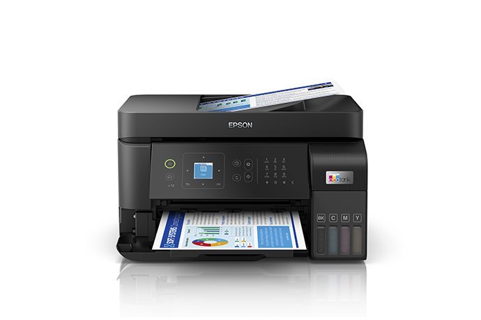 Epson EcoTank L5590 - dispositivo di stampa tutto in uno - stampa, scansione, copia, fax 4800 x 1200 DPI A4 15ppm Wi-Fi AirPrint