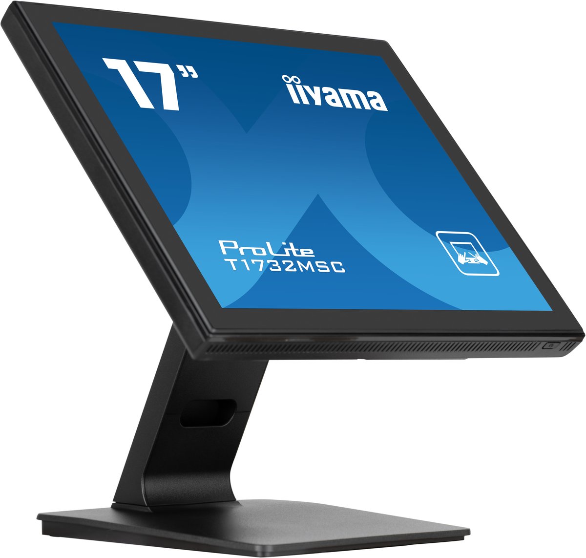 iiyama ProLite T1732MSC-B1S - Monitor LCD - 17" - touchscreen - 1280 x 1024 - TN - 250 cd/m² - 1000:1 - 5 ms - HDMI, VGA, DisplayPort - altoparlanti - nero, opaco