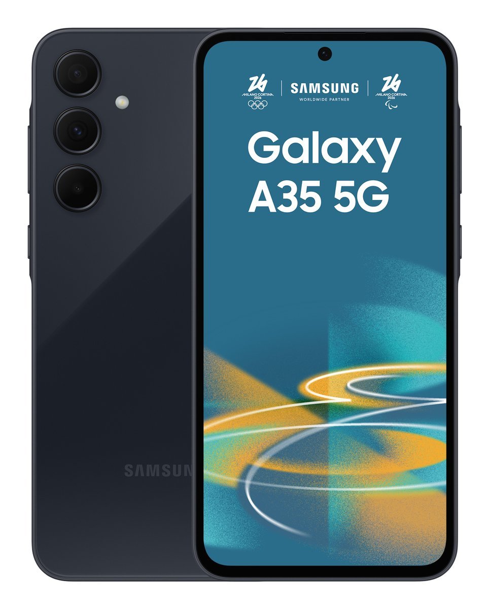 Samsung Galaxy A35 5G Display FHD+ Super AMOLED 6.6â€, Android 14, 6GB RAM, 128GB, Dual SIM, Batteria 5.000 mAh, Awesome Navy
