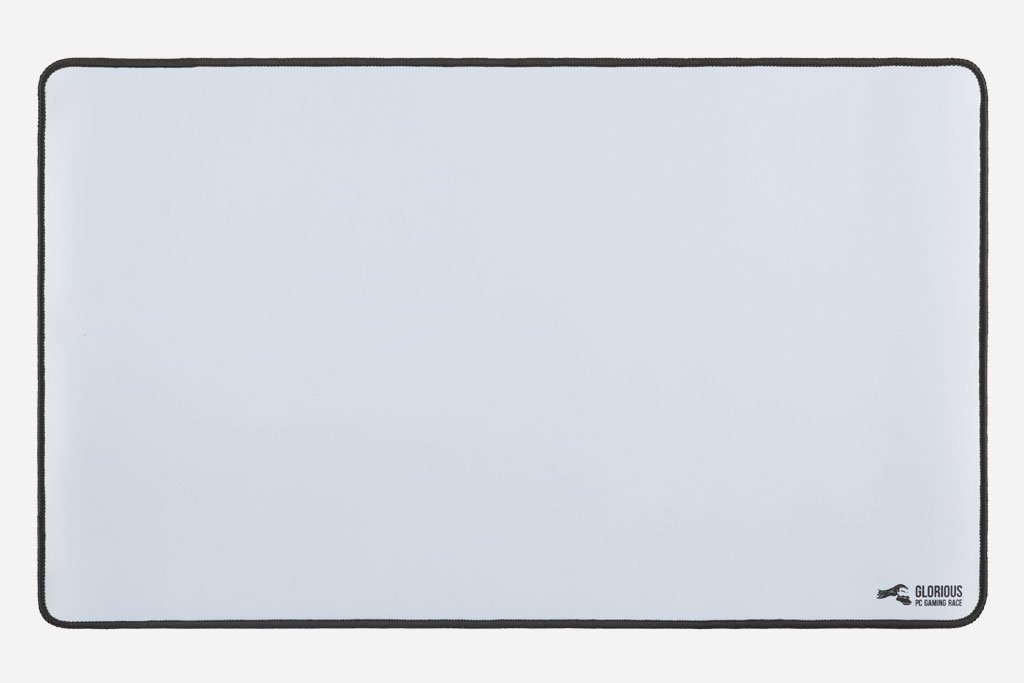 Glorious PC Gaming Race Mouse Pad, Bianco - XL Extended