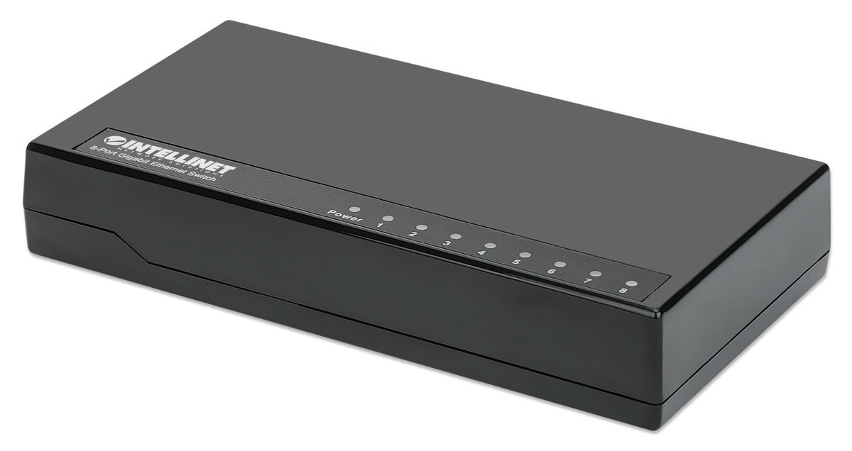 Intellinet 561754 switch di rete Gigabit Ethernet (10/100/1000) Nero