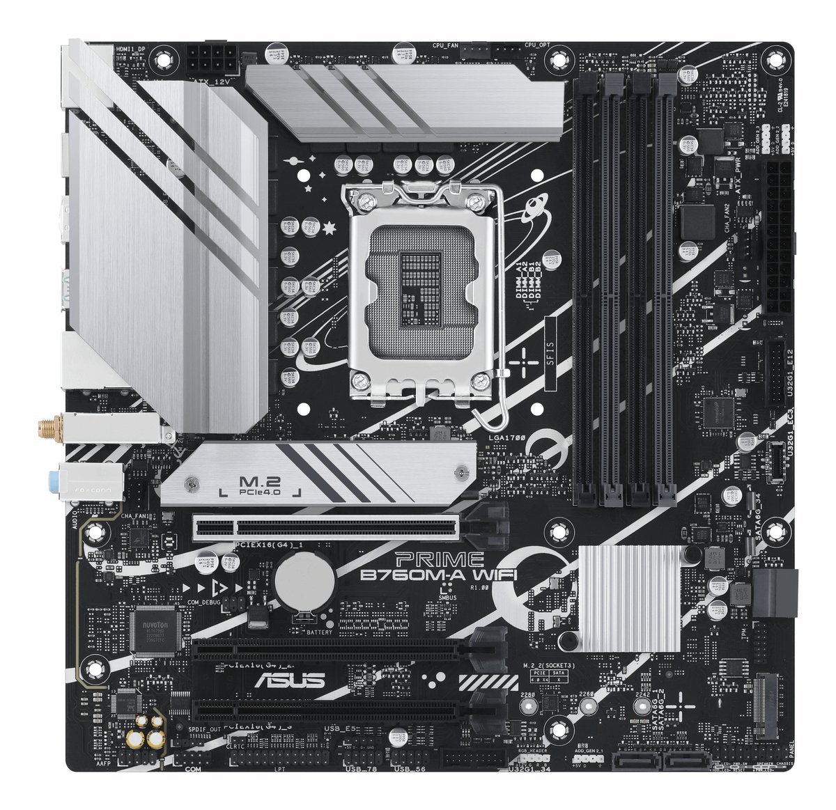MB ASUS PRIME B760M-A WIFI S1700 4D5 4S3 2M.2 GBL U3.2 DP/2HDMI