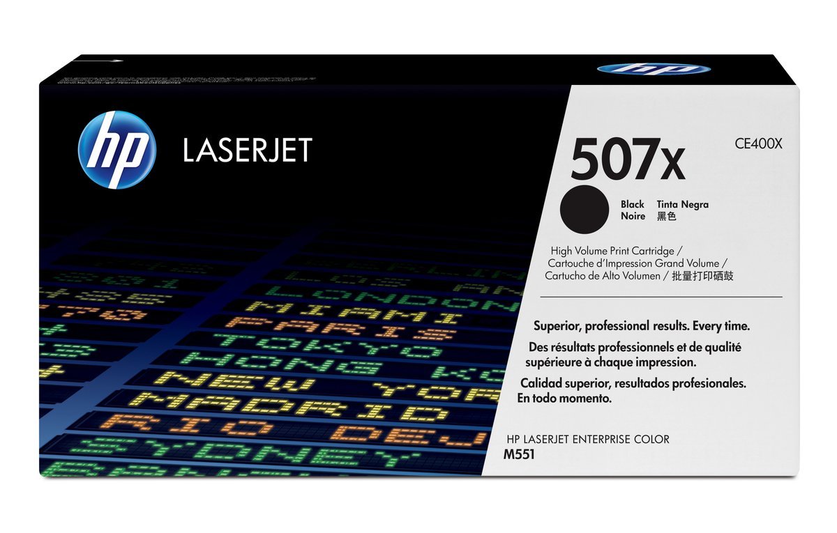 HP Cartuccia Toner originale nero ad alta capacita LaserJet 507X