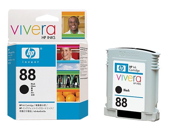 HP 88 - 20.5 ml - nero - originale - cartuccia d'inchiostro - per Officejet Pro K550, K550dtn, K550dtwn