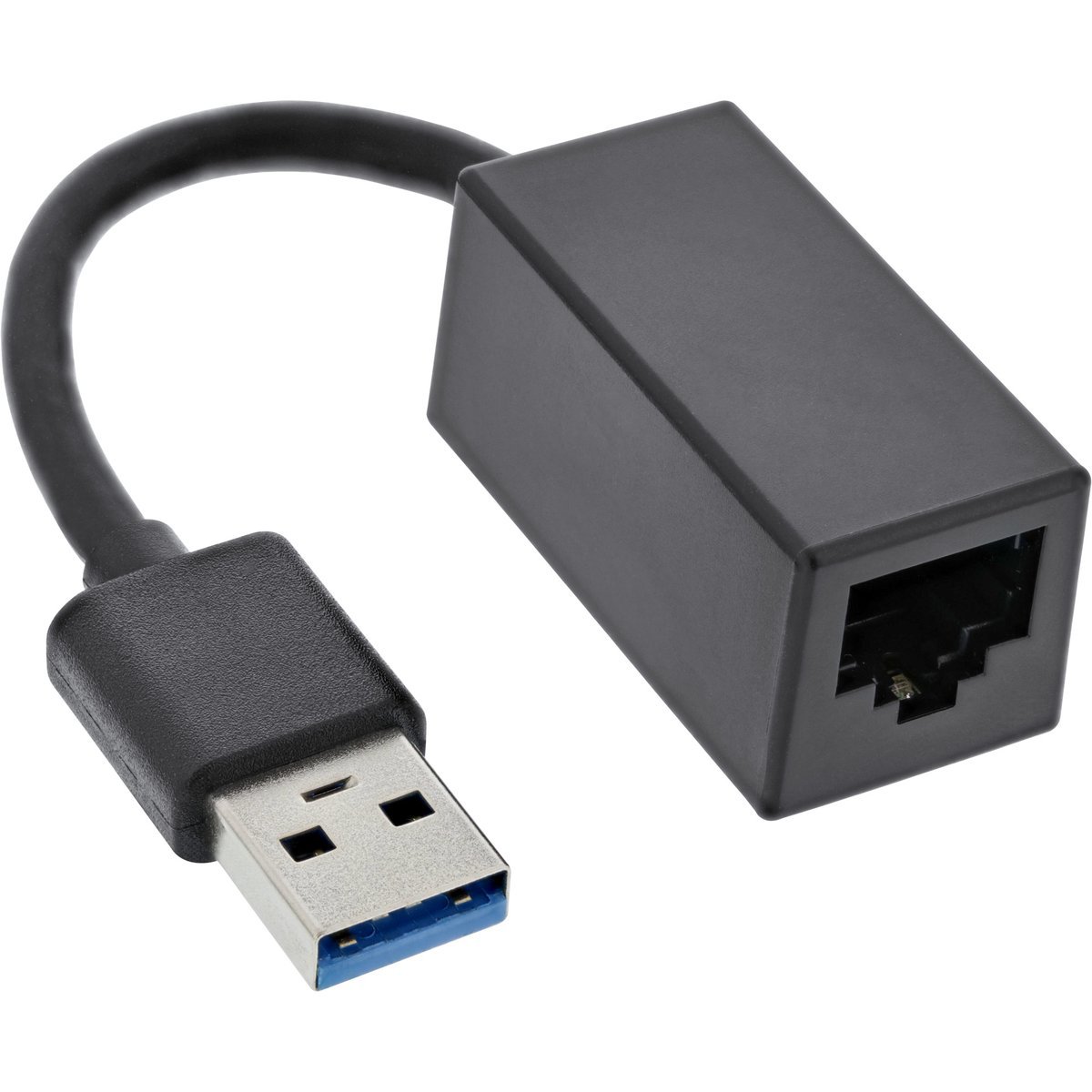 InLine Adattatore di rete USB 3.2 Gen 1 a Gigabit Ethernet - USB-A a RJ45, bus powered, 1 Gb/s