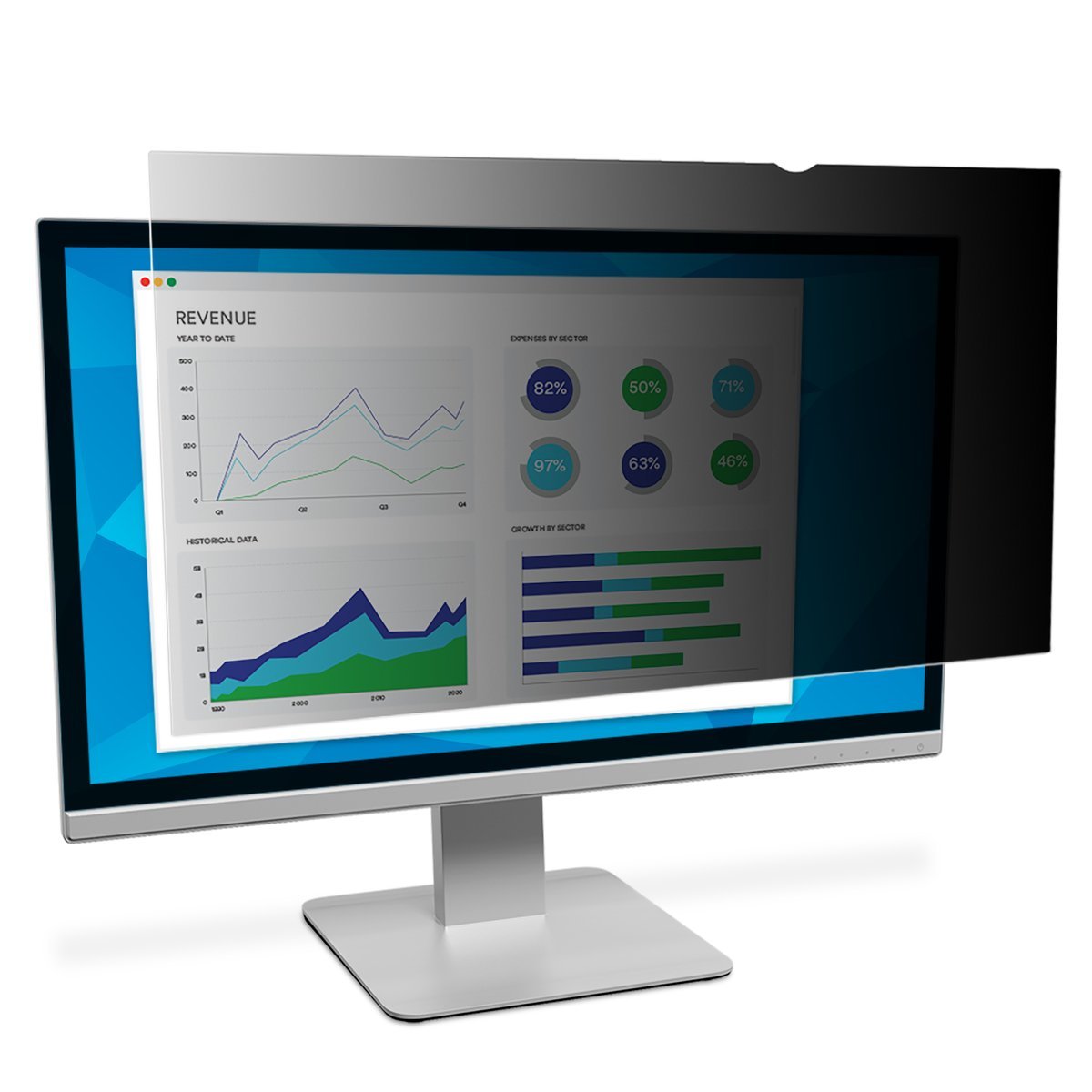 Filtro 3M Privacy for iMac 27" Monitors 16:9 - Filtro privacy schermo - 27" - nero