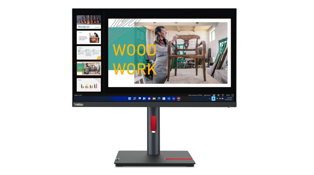 Lenovo ThinkVision P24q-30 Monitor PC 60,5 cm (23.8") 2560 x 1440 Pixel Quad HD LED Nero