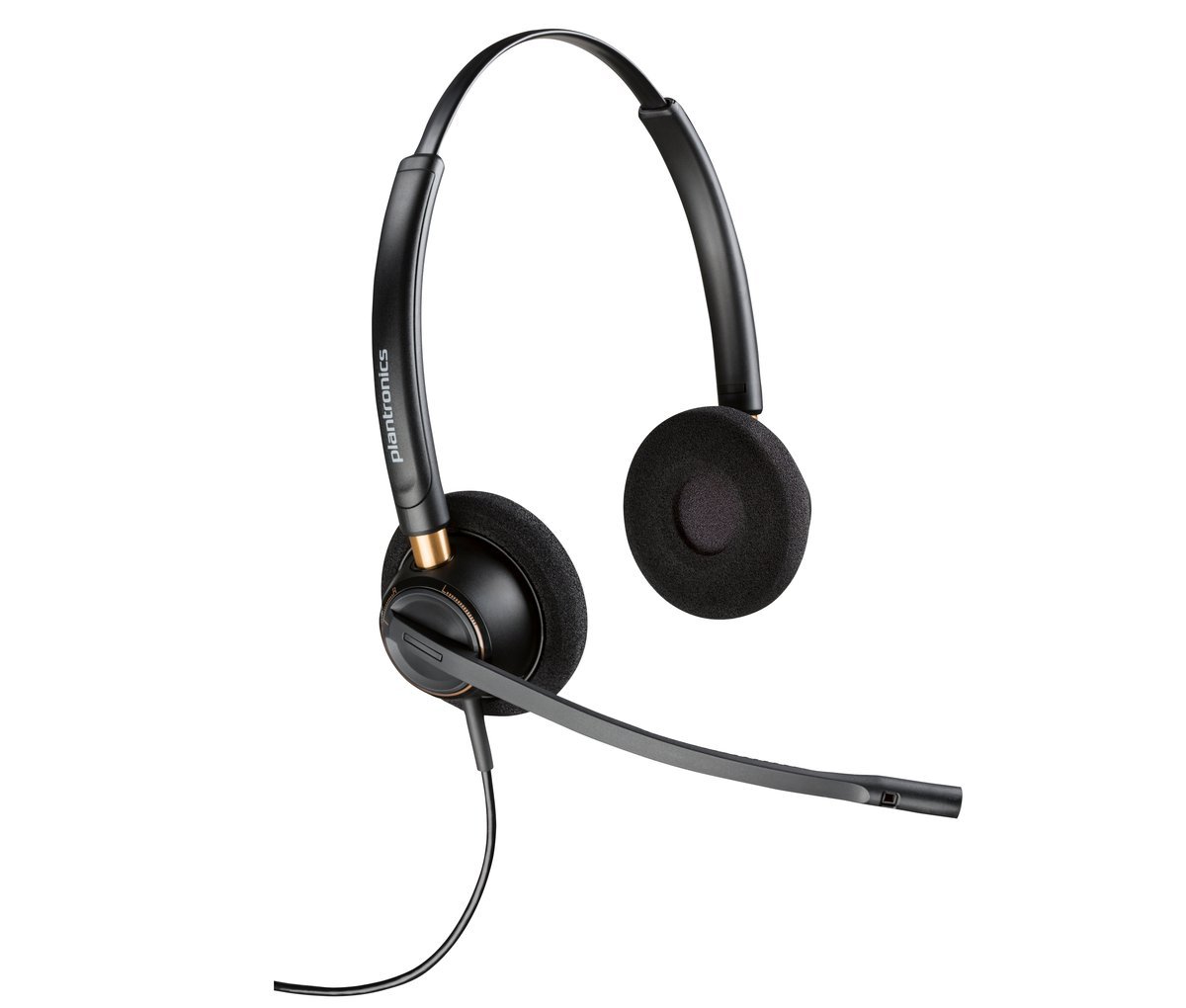 HP Poly EncorePro 520D with Quick Disconnect Binaural Digital Headset TAA Auricolare Cablato A Padiglione Musica e Chiamate Nero