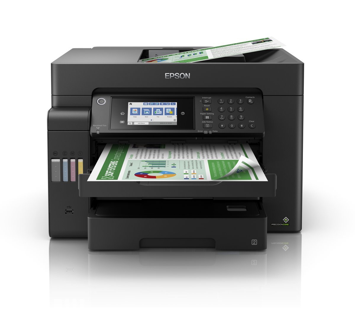Epson EcoTank L15150 - dispositivo di stampa tutto in uno - stampa, scansione, copia, fax 4800 x 2400 DPI A3+ 25ppm Wi-Fi AirPrint