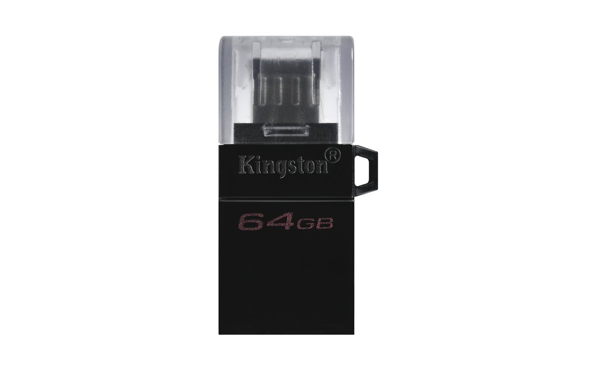 Kingston Technology DataTraveler microDuo3 G2 unitÃ  flash USB 64 GB USB Type-A / Micro-USB 3.2 Gen 1 (3.1 Gen 1) Nero