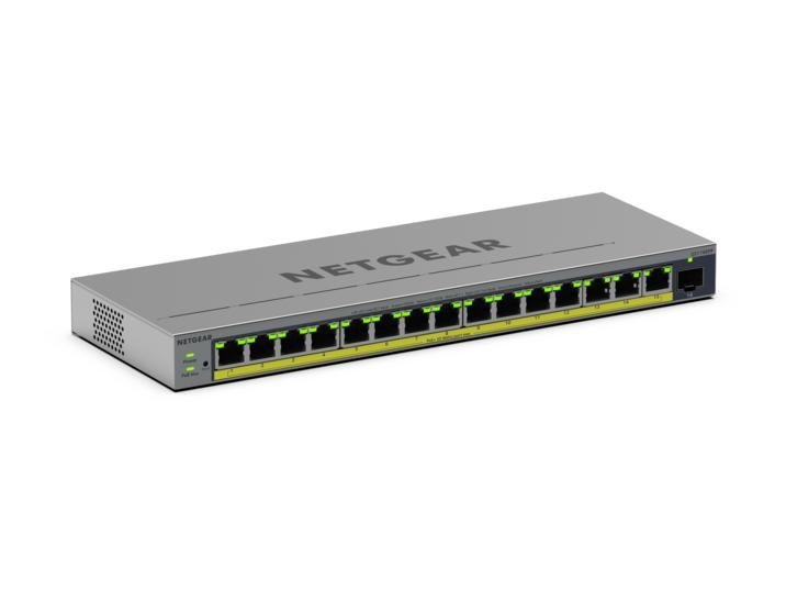 NETGEAR GS116EPP Gestito L2/L3 Gigabit Ethernet (10/100/1000) Supporto Power over Ethernet (PoE) Grigio