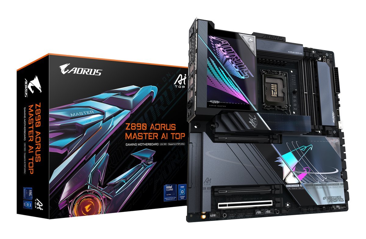 GIGABYTE Z890 AORUS MASTER AI TOP Intel Z890 LGA 1851 (Socket V1) ATX esteso