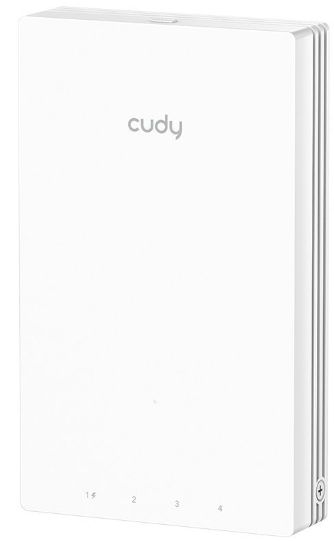 Cudy AX3000 Gigabit Wall-Plate Wi-Fi 6 Access 2976 Mbit/s Bianco Supporto Power over Ethernet (PoE)