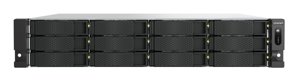 QNAP TS-H1277AXU-RP NAS Armadio (2U) AMD Ryzen™ 5 16 GB DDR5 0 TB QuTS hero Nero