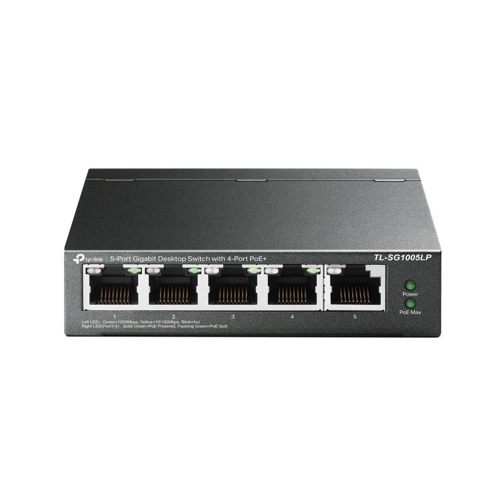 Dahua SG1005LP Switch Gigabit PoE Economico a 5 porte con 4 porte PoE