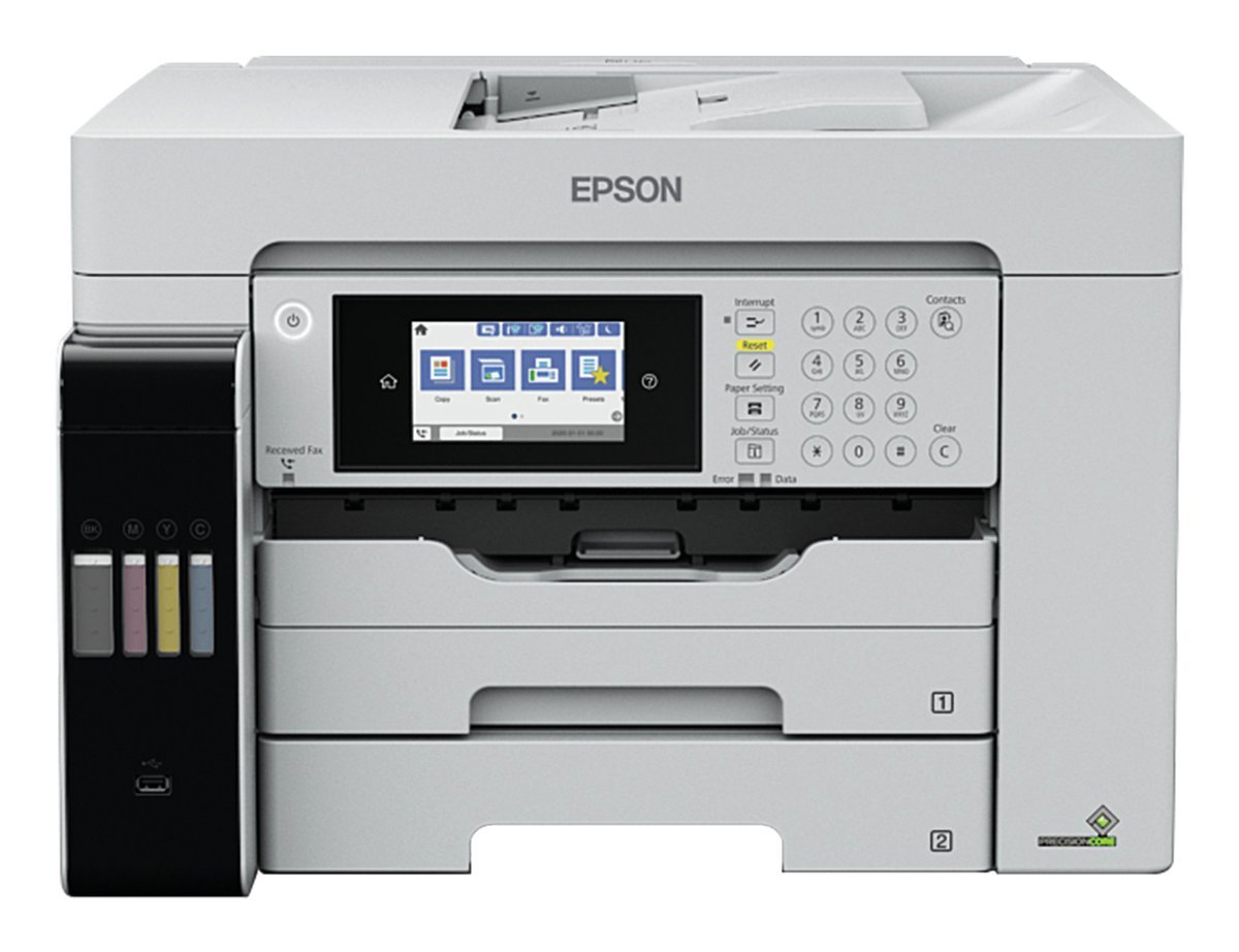 Epson EcoTank Pro M15180 - dispositivo di stampa tutto in uno - stampa, scansione, copia, fax 4800 x 1200 DPI A3+ DUPLEX DADF 25ppm Wi-Fi AirPrint