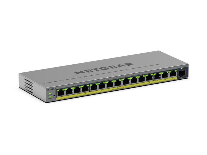 NETGEAR GS116EP Gestito L2/L3 Gigabit Ethernet (10/100/1000) Supporto Power over Ethernet (PoE) Grigio