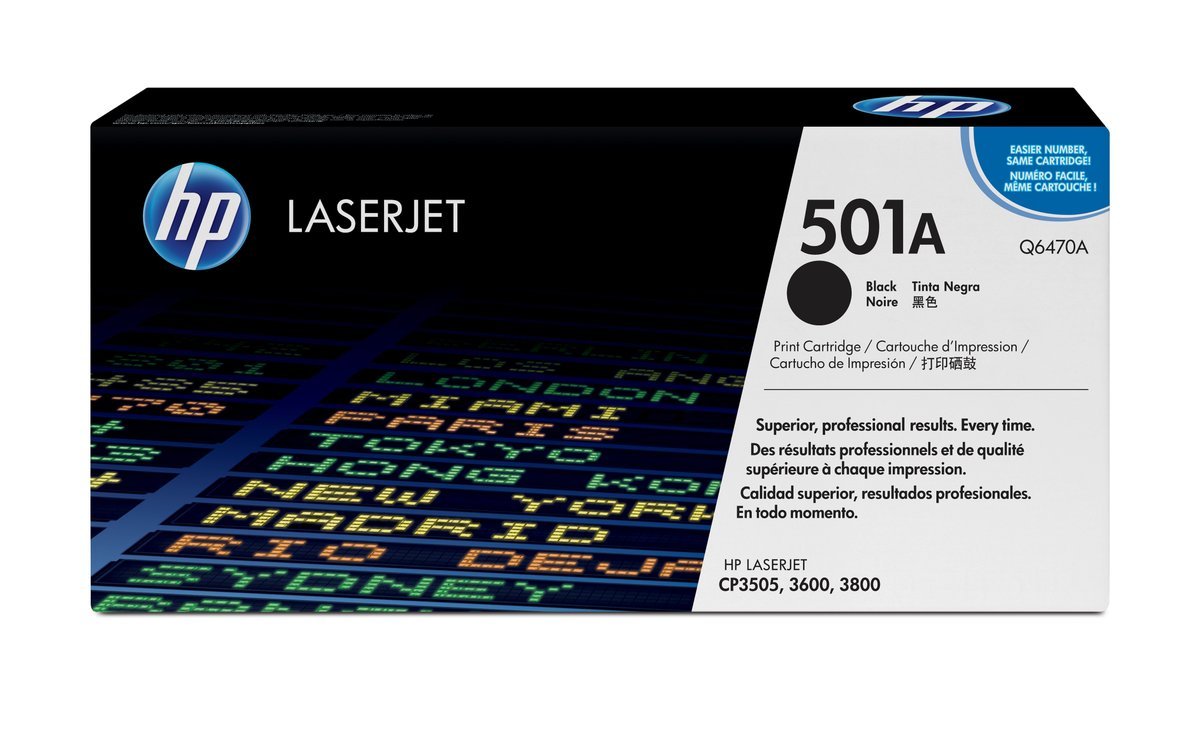 HP 501A cartuccia toner 1 pezzo(i) Originale Nero