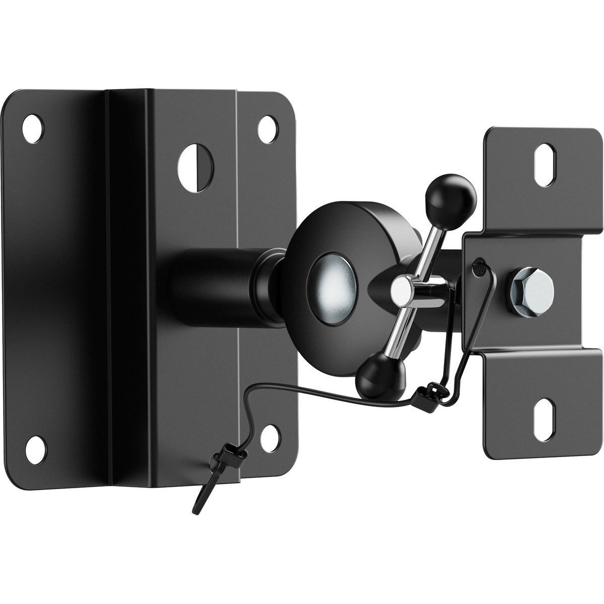 InLine Staffe supporto da parete per casse acustiche, 2 Pezzi - Nero