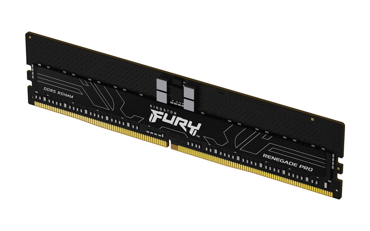 Kingston FURY Renegade Pro - DDR5 - modulo - 32 GB - DIMM 288-PIN - 5600 MHz / PC5-44800 - CL28 - 1.35 V - registrato - on-die ECC - nero