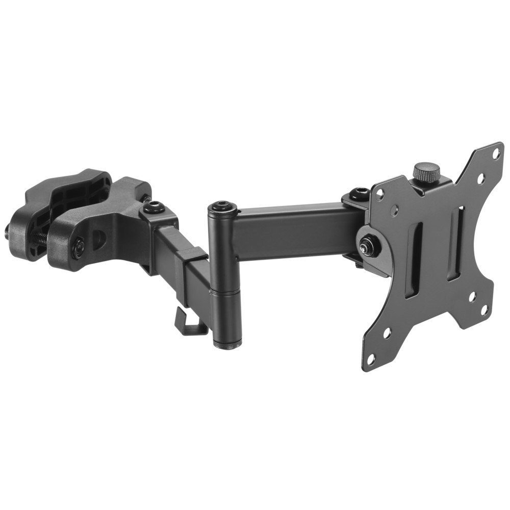 Techly ICA-LCD 110BK Supporto per Montaggio a Pala TV 17-32" per Installazione di Monitor Rotante su Tubo