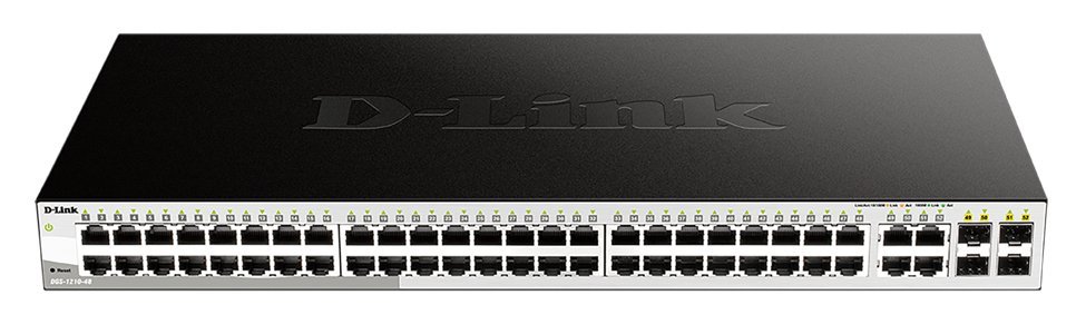 D-Link DGS-1210-48/E 48-Port Layer2 Smart Managed Gigabit Switch dlink green 3.0 44x 10/100/1000Mbit/s TP RJ-45 Port4x Combo 10/100/1000Mbit/s